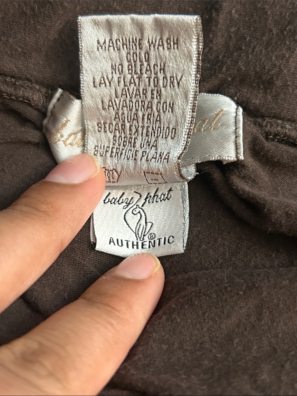 Baby Phat Brown Tube Top with Gold Logo - Picture 3 of 5